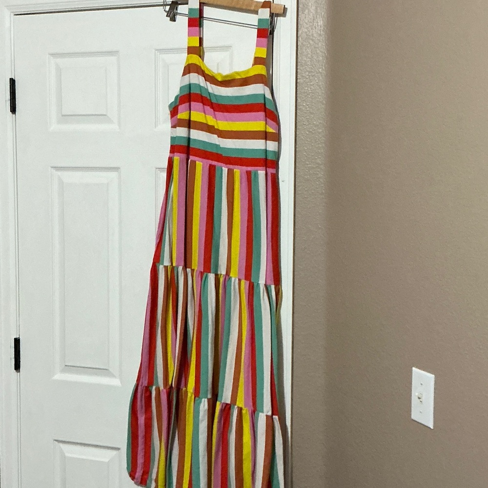 J. Crew Colorful Striped maxi